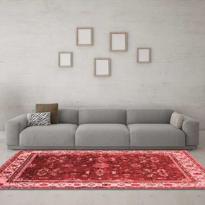 Traditional Red Washable Rugs
