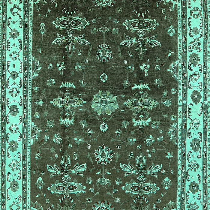 Oriental Turquoise Traditional Rug, urb700turq