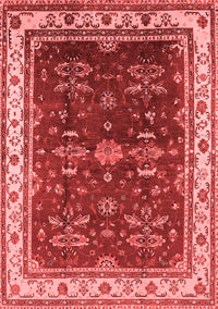 Oriental Red Traditional Rug, urb700red