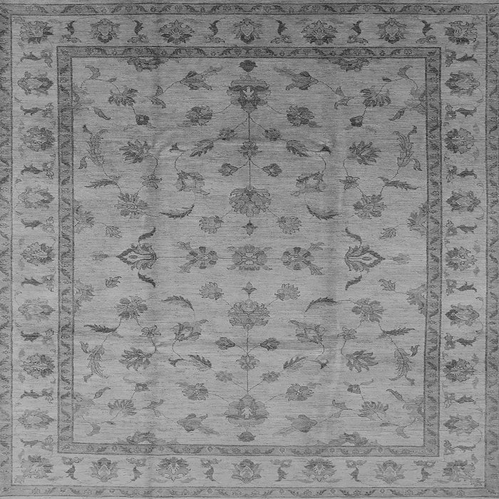 Square Oriental Gray Industrial Rug, urb701gry