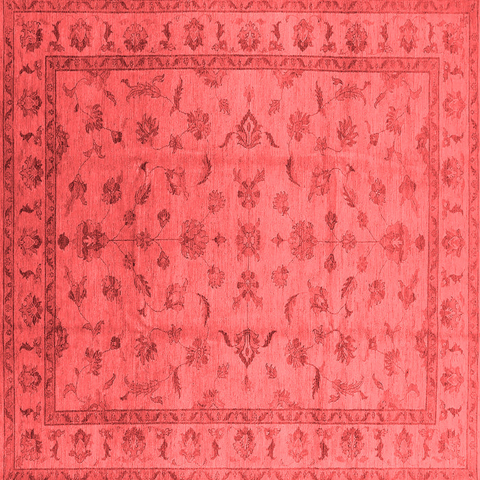 Machine Washable Oriental Red Industrial Rug, wshurb701red
