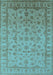 Oriental Light Blue Industrial Rug, urb701lblu