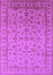 Machine Washable Oriental Purple Industrial Area Rugs, wshurb701pur