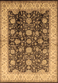Oriental Brown Traditional Rug, urb702brn