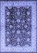Oriental Blue Traditional Rug, urb702blu