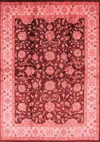Oriental Red Traditional Rug, urb702red