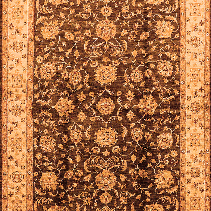 Oriental Orange Traditional Rug, urb702org