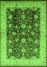 Oriental Green Traditional Rug, urb702grn
