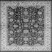 Square Oriental Gray Traditional Rug, urb702gry