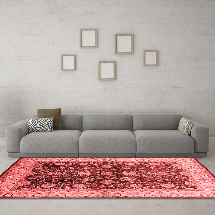 Traditional Red Washable Rugs