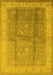 Oriental Yellow Traditional Rug, urb703yw