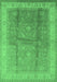 Oriental Emerald Green Traditional Rug, urb703emgrn