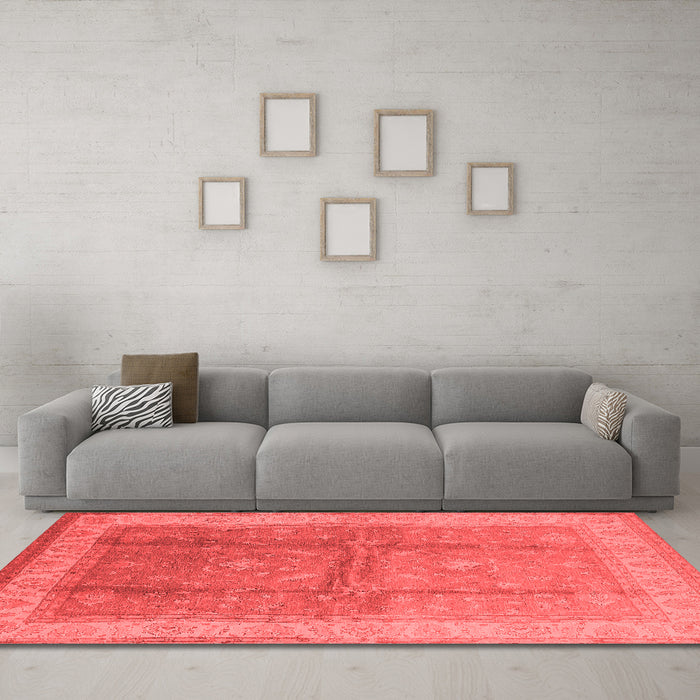 Traditional Red Washable Rugs