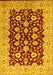 Oriental Yellow Traditional Rug, urb704yw