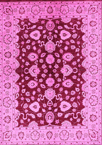 Oriental Pink Traditional Rug, urb704pnk