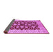 Sideview of Oriental Purple Traditional Rug, urb704pur