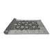 Sideview of Oriental Gray Traditional Rug, urb704gry