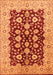 Oriental Orange Traditional Rug, urb704org