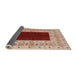 Sideview of Mid-Century Modern Red Oriental Rug, urb705
