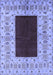 Machine Washable Oriental Blue Traditional Rug, wshurb705blu