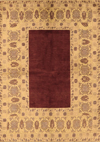 Oriental Brown Traditional Rug, urb705brn