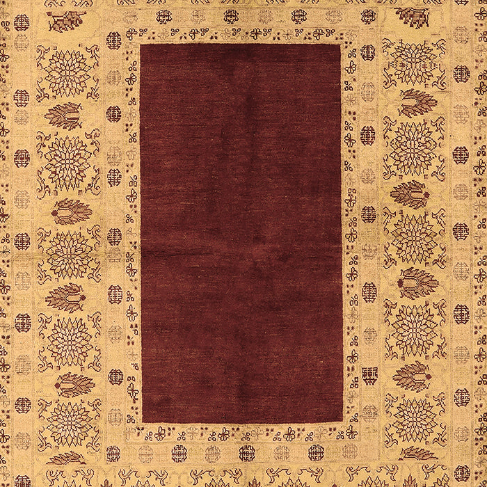 Oriental Brown Traditional Rug, urb705brn