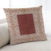 Lifestyle Image of Mid-Century Modern Urban Square Red Throw Pillow, 18 inch by 18 inch, pwurb705