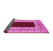 Sideview of Oriental Pink Traditional Rug, urb705pnk