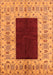 Machine Washable Oriental Orange Traditional Area Rugs, wshurb705org