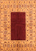 Oriental Orange Traditional Rug, urb705org