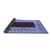 Sideview of Oriental Blue Traditional Rug, urb705blu