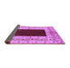 Sideview of Oriental Purple Traditional Rug, urb705pur
