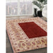 Machine Washable Industrial Modern Red Rug in a Family Room, wshurb705