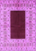 Machine Washable Oriental Purple Traditional Area Rugs, wshurb705pur