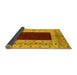 Sideview of Oriental Yellow Traditional Rug, urb705yw