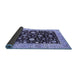 Sideview of Oriental Blue Traditional Rug, urb706blu