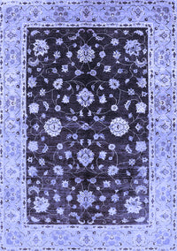 Oriental Blue Traditional Rug, urb706blu