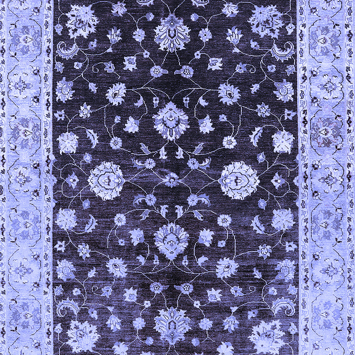 Oriental Blue Traditional Rug, urb706blu