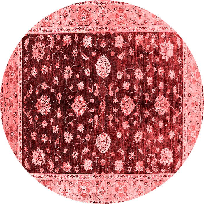 Machine Washable Oriental Red Traditional Rug, wshurb706red