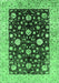 Oriental Emerald Green Traditional Rug, urb706emgrn