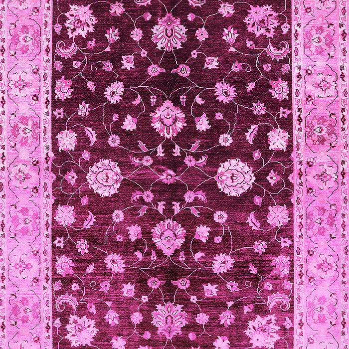 Oriental Pink Traditional Rug, urb706pnk