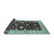 Sideview of Oriental Light Blue Traditional Rug, urb706lblu