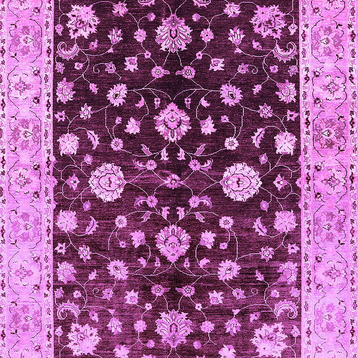 Machine Washable Oriental Purple Traditional Area Rugs, wshurb706pur