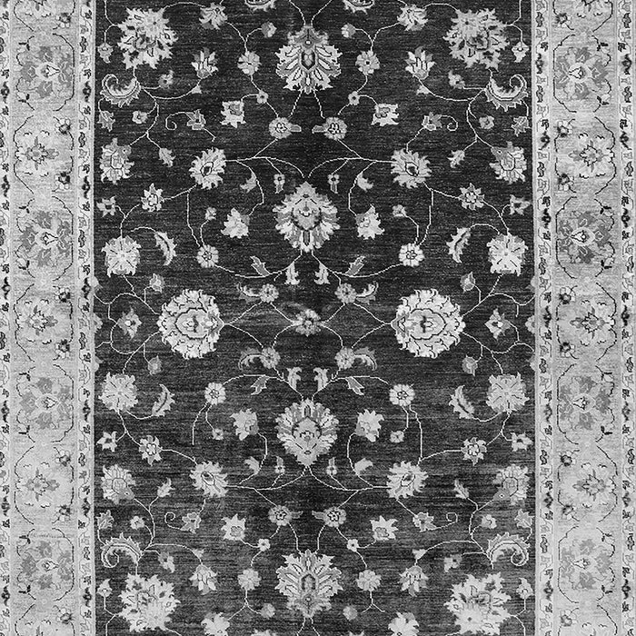 Machine Washable Oriental Gray Traditional Rug, wshurb706gry