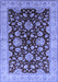 Oriental Blue Traditional Rug, urb707blu