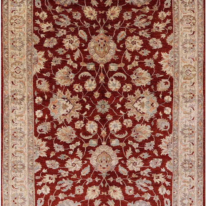 Mid-Century Modern Red Oriental Rug, urb707