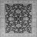 Square Oriental Gray Traditional Rug, urb707gry