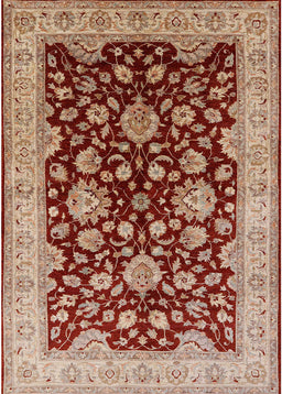 Machine Washable Industrial Modern Red Rug, wshurb707