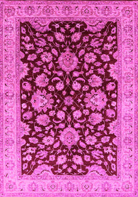 Oriental Pink Traditional Rug, urb707pnk
