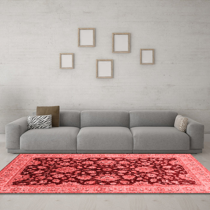 Traditional Red Washable Rugs